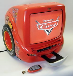 13" Disney Pixar Cars Lightning McQueen CRT TV Television DVD Combo with Remote