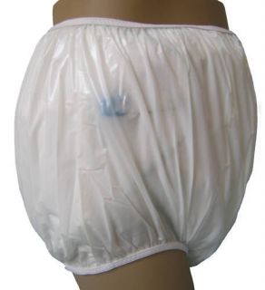 Baby Plastic Pants in Adult Sizes Milky White Bedwetter
