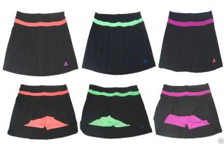 New Adidas ClimaLite Athletic Skort Skirt Available in A Variety of Fun Colors