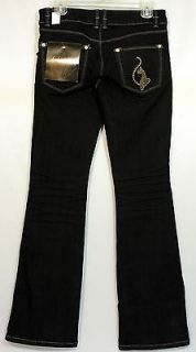Baby Phat Women's Dark Colored Boot Cut Jeans K1C187DWRI