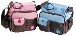 New Multi Function Lovely Flowers Design Baby Diaper Tote Shoulder Bag Nappy Bag