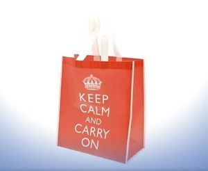 Keep Calm and Carry on Reusable Tote Shopping Bag Wipe Clean 3 Designs New