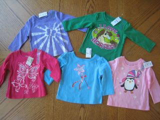 New 6 9 Month Baby Girl Long Sleeved Top Lot $48 Place Winter Clothes