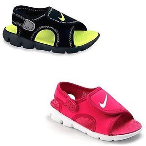 New Boy Girl Nike Sunray Adjustable Summer Sandals Shoes Toddler Size 9T 10T
