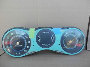 1967 72 Chevy Truck Instrument Cluster Speedometer 100 MPH 17 K GM for Parts