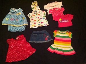 9 Pieces Baby Girl Spring Summer Clothes Lot Size 0 3 Months