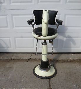 Antique Art Deco Belmont Childs Horse Head Barber Chair