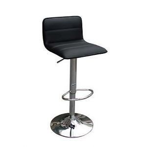 PU Leather Hydraulic Lift Adjustable Counter Bar Stool Dining Chair 1156