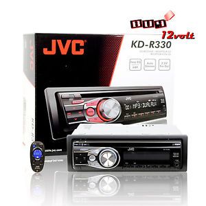 JVC KD R330 in Dash CD  WMA Car Stereo Receiver w Dual Aux 3 Band Equalizer 046838047831