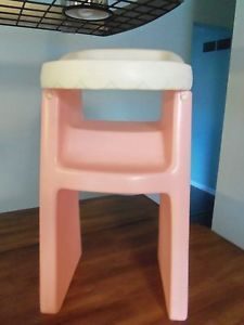 Vintage Little Tikes Pink Doll High Chair