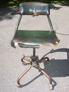 Harter Posture Chair Vintage Industrial Mid Century Modern Desk Swivel Chair