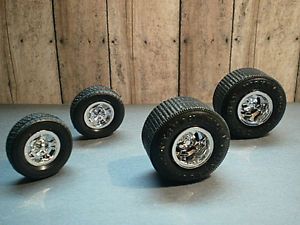 1 24 1 25 Model Car Mickey Thompson Tires Halibrand Wheels Big 'N Little Set