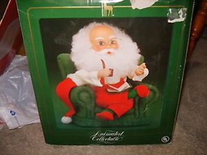 Animated Fishing Santa Yule Tide Christmas Inflatable New