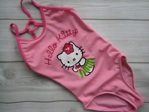 Lovely Pink Hawaii Hello Kitty Baby Girl Swimsuit Bathing Suit 1 2Y