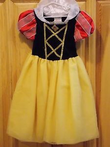 Snow White  Princess Costume Dress Girl Child XS 4 5