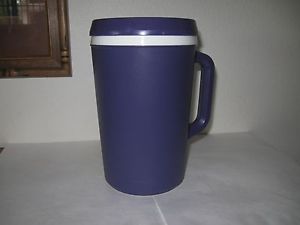 Vintage Purple 32 oz Aladdin Insulated Travel Mug Cup Thermos w Lid