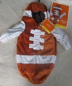 Infant NFL Football Bunting Halloween Costume Size 0 6 Months New