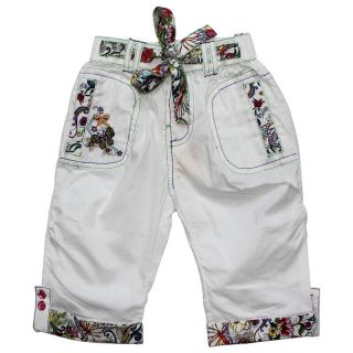 New Arrive 1 6Y Baby Girl Ajiduo Summer Long Pant Children Woven Floral Trouser