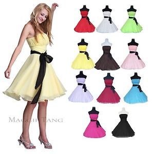 Bridesmaid Wedding Prom Ball Birthday Party Homecoming Cocktail Dress 12 Color