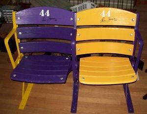Original Metropolitan Met Stadium Seat Chair Minnesota Vikings Chuck Foreman 44