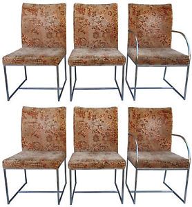 Milo Baughman for Thayer Coggin Set of 6 Dining Chairs