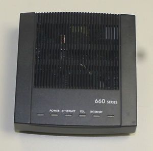 Embarq 660 Series DSL Modem EQ 660R ADSL Router Nice Needs Power Cord