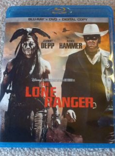 The Lone Ranger Blu Ray DVD 2013 2 Disc Set