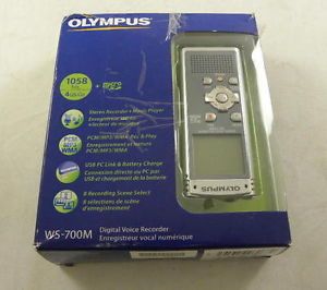 Olympus WS 700M 4GB 1058 Hours Digital Audio Voice Stereo Recorder  USB
