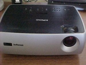 InFocus IN24 Model W240 DLP Projector Home Theater Video 155 Lamp Hours