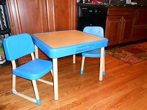 vintage fisher price table and chairs