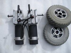 Pride Jet Jazzy Electric Wheelchair Powerchair Motor Set with Wheels Tires
