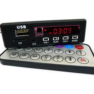 12V Digital LED Car  Decoder Board Aux U Disk USB TF Card Remote Controller