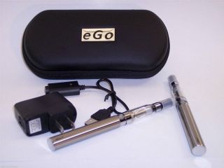 Ego T CE4 1100mAh 2X Double Dual Kit Vaporizer Vape Pen Charger New Silver