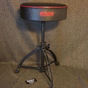 Tama Drums Sets Hardware HT130BRB Drum Throne Seat Chair Black Top Black Base
