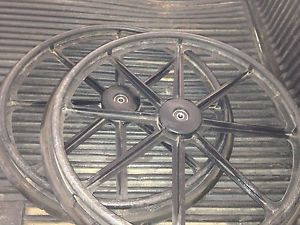 24" Wheels for Manual Wheel Chair Pair Used Set Mag Style Wheel Chair Wheels