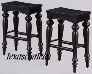 Set 2 French Country Tuscan Counter Height Kitchen Chair Bar Stool New