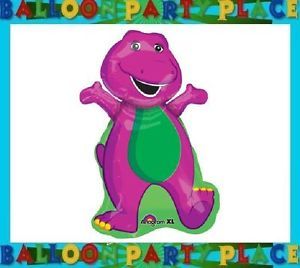 Barney The Purple Dinosaur Birthday Party Supplies Mylar Balloon Decorations XL