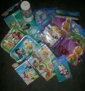Disney Fairies Tinkerbell Party Supplies Deluxe Package Set for 8