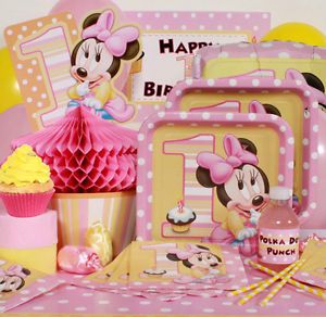 Disney Minnie Mouse 1st Birthday Party Supplies Choose Items You Need