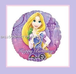 Happy Birthday 17" Rapunzel Tangled Balloon Princess Party Supplies Decorations