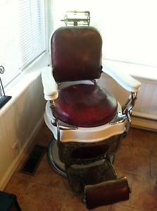 Theo A Kochs Antique Barber Chair