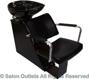 Ceramic Backwash Unit Shampoo Bowl Sink Chair Station Beauty Spa Salon Equipment