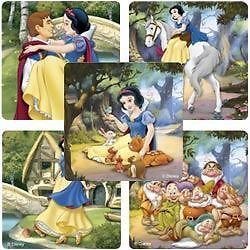 15 Disney Snow White Stickers Girls Party Treat Loot Bags Favors Supply Princess