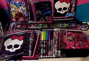 Monster High Birthday Party Favors School Supplies New Lower Prices NIP