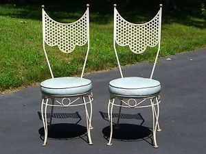 Vintage Wrought Iron Patio Chair