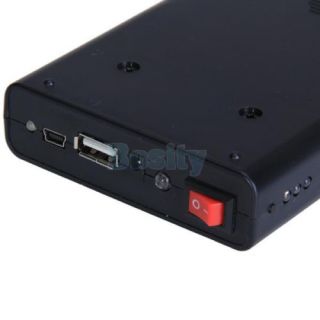 5V 1A Plastic Mobile Power Supply USB Battery Charger 18650 Box LED Flashlight