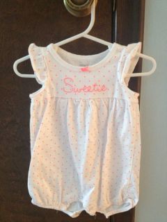 Carters Baby Girl Clothes Sun Suit 9 Months