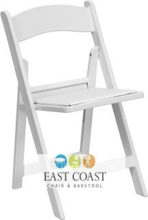 New Commercial White Resin Folding Chair Limited Quantity Available