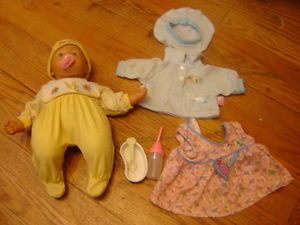 Zapf 15" Baby Doll with Bottle Pacifier and Clothing