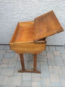 Antique Childs School Desk and Chair